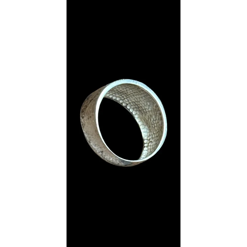 Vintage Marsala Sterling Silver Marcasite Ring Mother of Pearl sz 8.5 - Picture 4 of 6